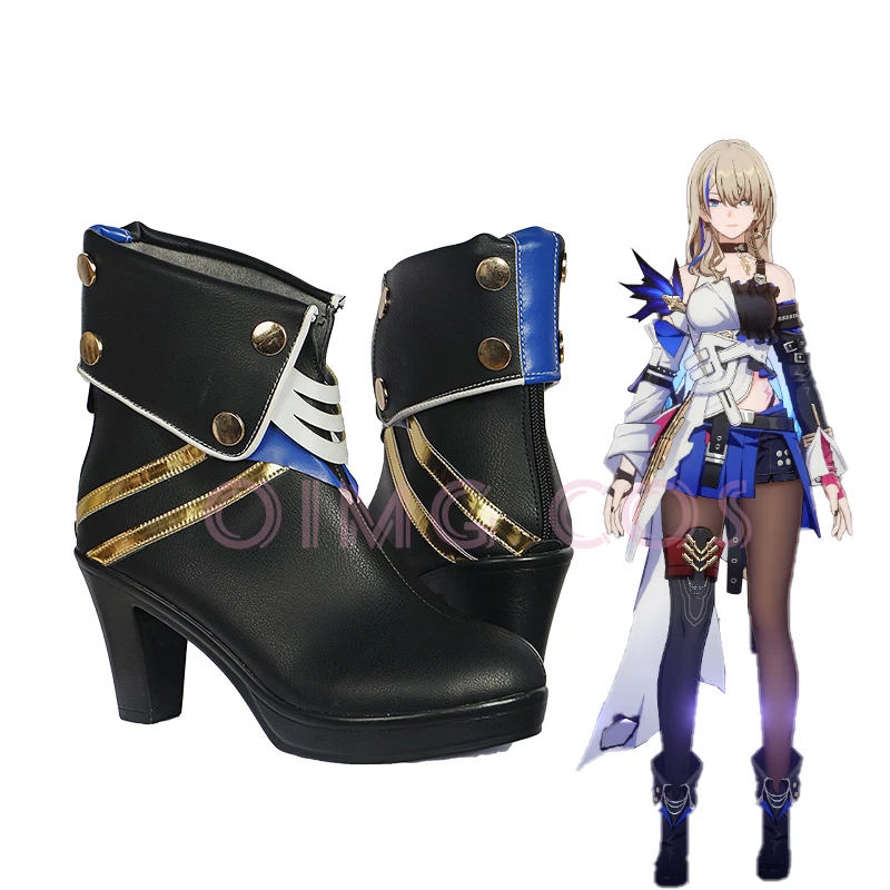 Honkai Star Rail Serval Landau Cosplay Shoes Anime Chinese Style Halloween for men Game