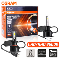 OSRAM 24V H1 H4 H7 LED Car Headlight Bulb For TRUCK 90W High Power 6500K Super Truck Lamps Original CANBUS LED Light Turbo Fan