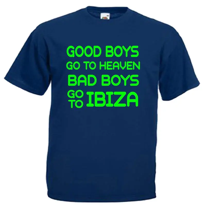 

Bad Boys Ibiza Stag Do Slogan Adults Mens T Shirt 12 Colours Size S 3XL
