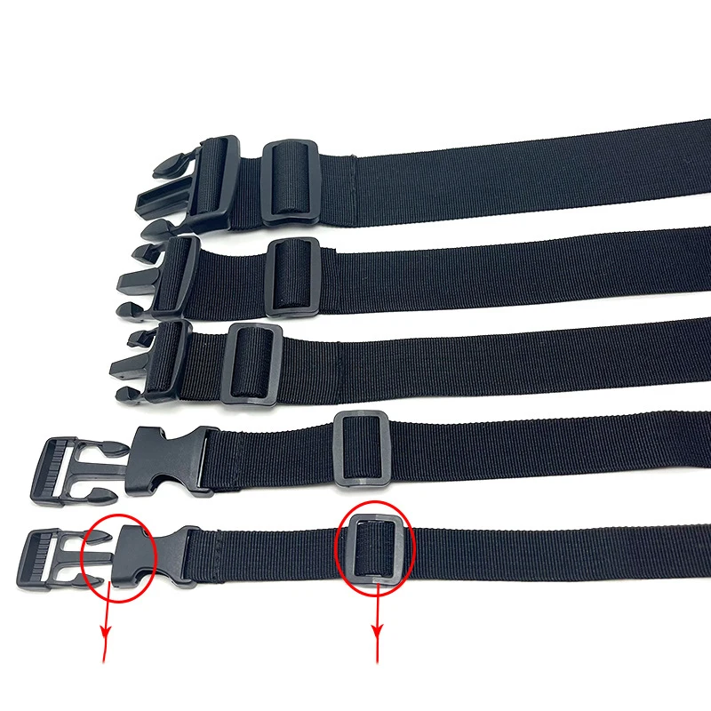

Travel Tied Black Durable Nylon Cargo Tie Down Luggage Lash Belt Strap With Cam Buckle Travel Kits Outdoor Camping Tool