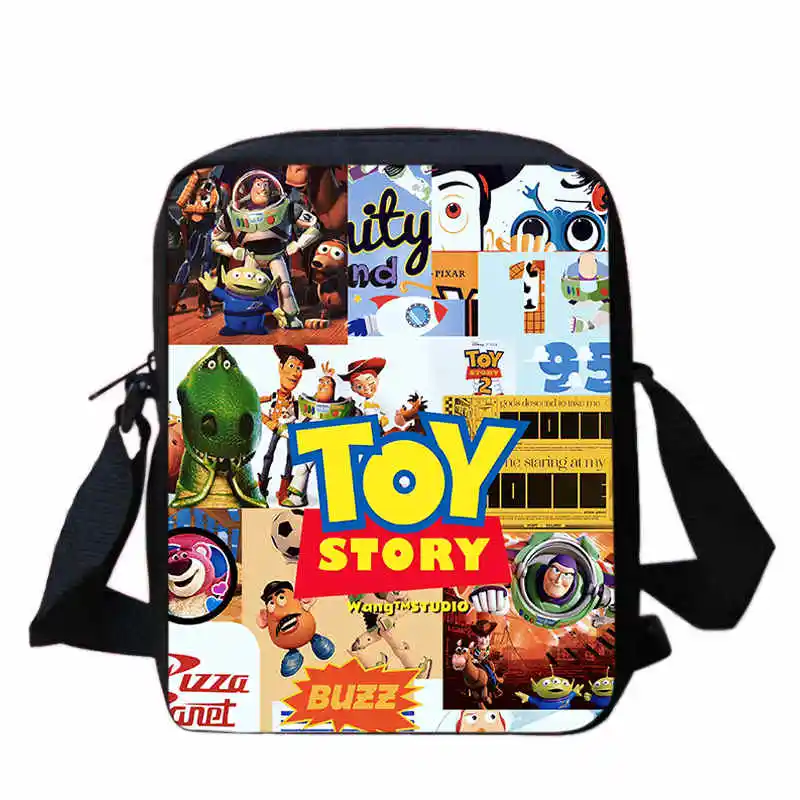 

Crossbody Backpack for Boys Girls,Cartoon Toy Story Shoulder Bags Prints School Crossbody Bags,Cars Child Messenger Satchel