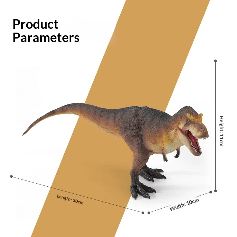 Modelo realista de dinossauro tiranossauro rex, brinquedo unissex, presente para crianças, figura de ação colecionável, modelo animal, artesanato artesanal
