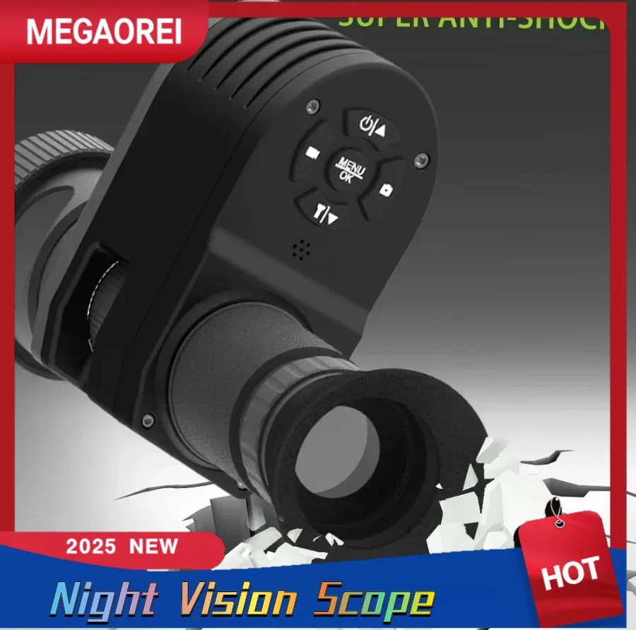 

Hot SaleMegaore 4A Night Vision Scope 4X Zoom Cameras Infrared LED Outdoor HD1080P Full Screen With 850nm IR For Huntiing Game 5