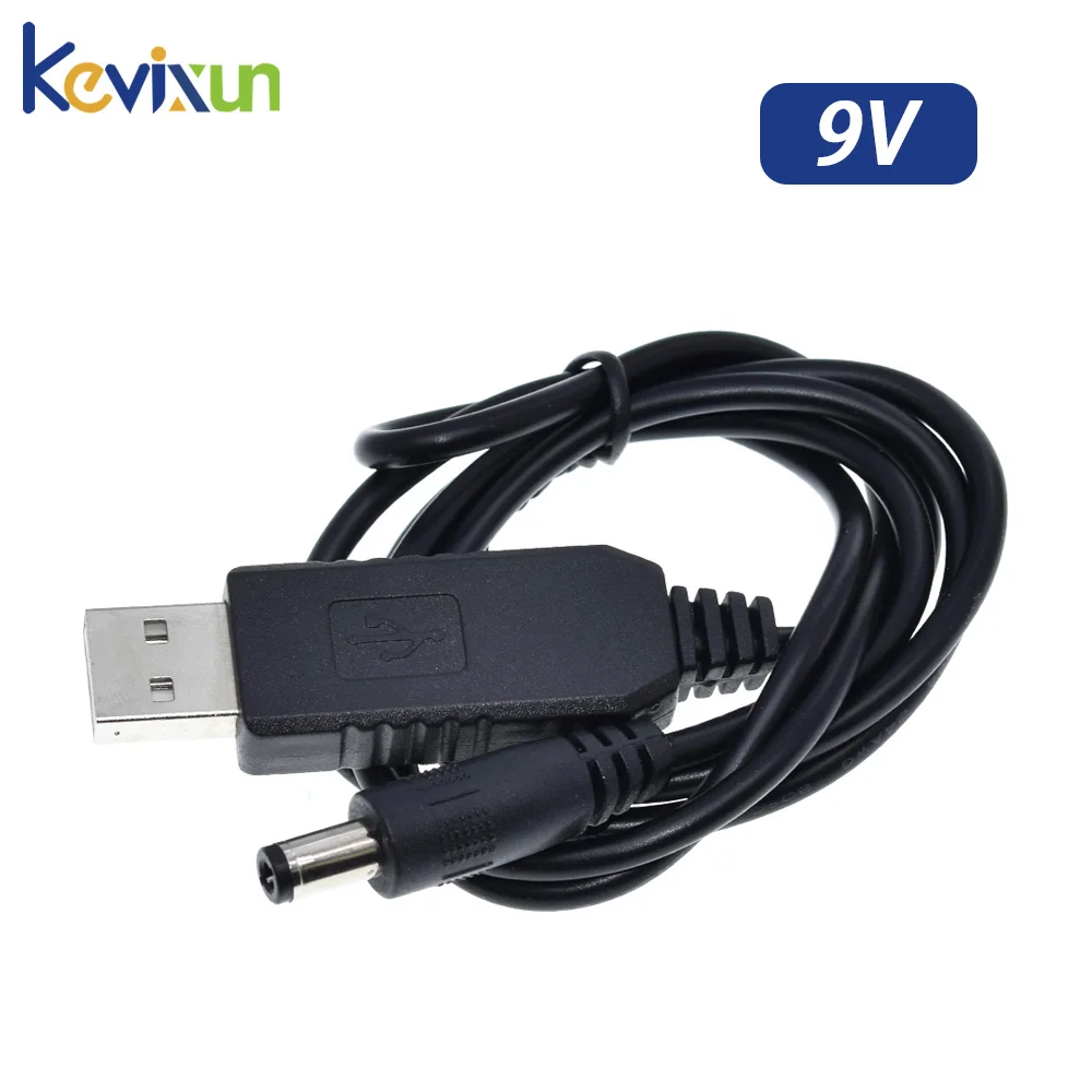 Usb Power Boost Line Dc 5v To Dc 9v / 12v Step Up Module Usb Converter Adapter Cable 5.5x2.1mm Plug