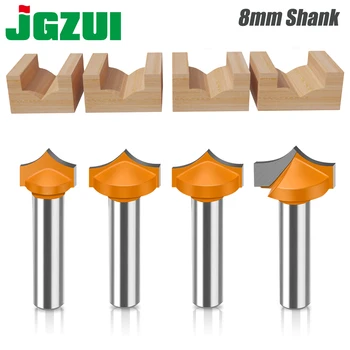1-4ชิ้นก้าน8มม. ชุดดอกสว่านสำหรับงานไม้มีดแกะสลักปลายมีดแกะสลักมีดแผ่นป้ายติดประตูเครื่องมือแกะสลักควบคุมเชิงตัวเลข
