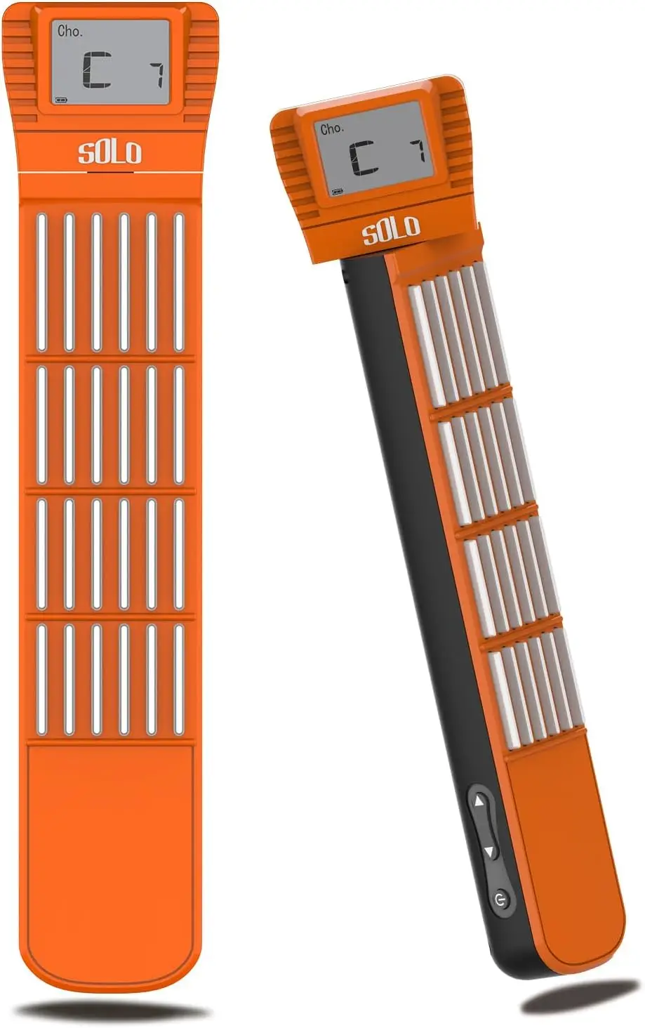 NEW Guitar Chord Trainer,Portable Guitar Neck Chord Practice Tool for Beginner, Rotating Chart Screen,Silent Practice Chord Tool