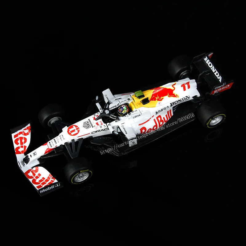 Bburago 1:43 2021 F1 Red Bull Racing RB16B Türkiye Special Edition 1# Verstappen 11#  Perez racing model simulation car model