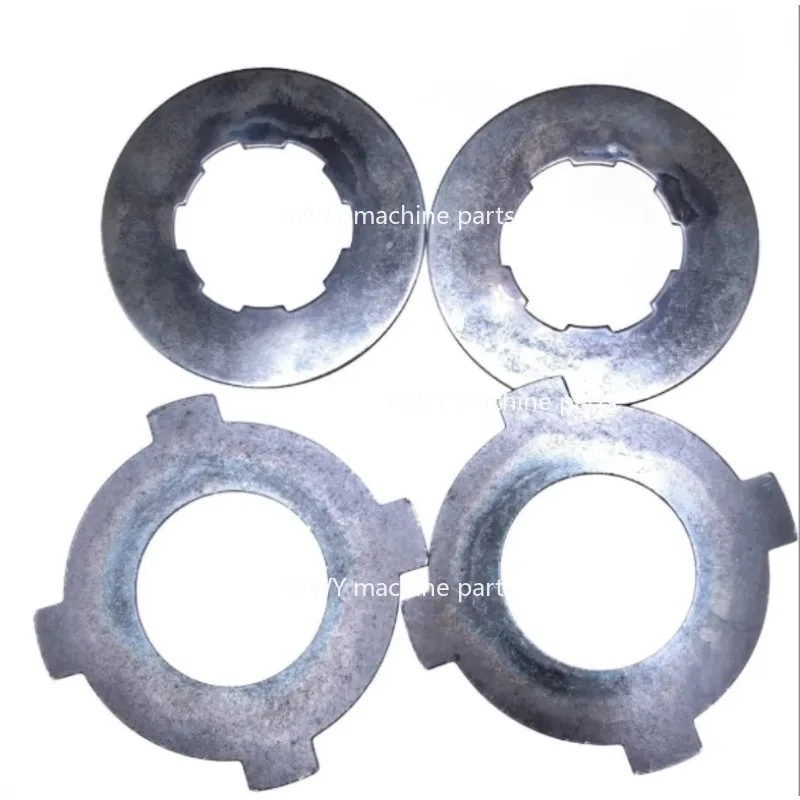 

10 Sets Lathe Clutch Friction Pads, Inner & Outer Brake Friction Plates for Common Horizontal Lathe Equipment