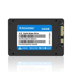 ROUHONG SATA3 SSD 240GB 128GB 256GB 120GB 512GB Hdd 2.5 Hard Disk Disc Internal Solid State Drive 240 GB for Laptop Desktop