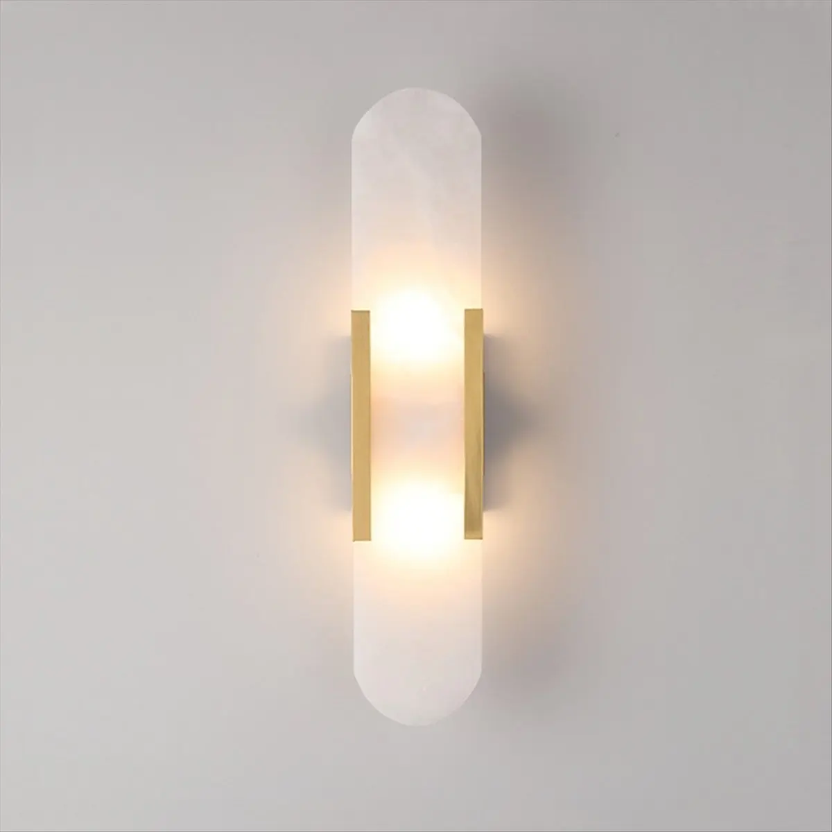 【~ New FDDT】Natural Marble Wall Lamp Living Room Bedroom Bedside Decoration Wall Light Golden Hotel Aisle Staircase Sconce