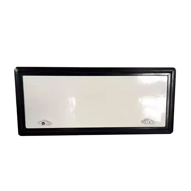 700*300mm Square Corner RV Travel Trailer Camper Mobile Car Storage Door With Aluminum Frame