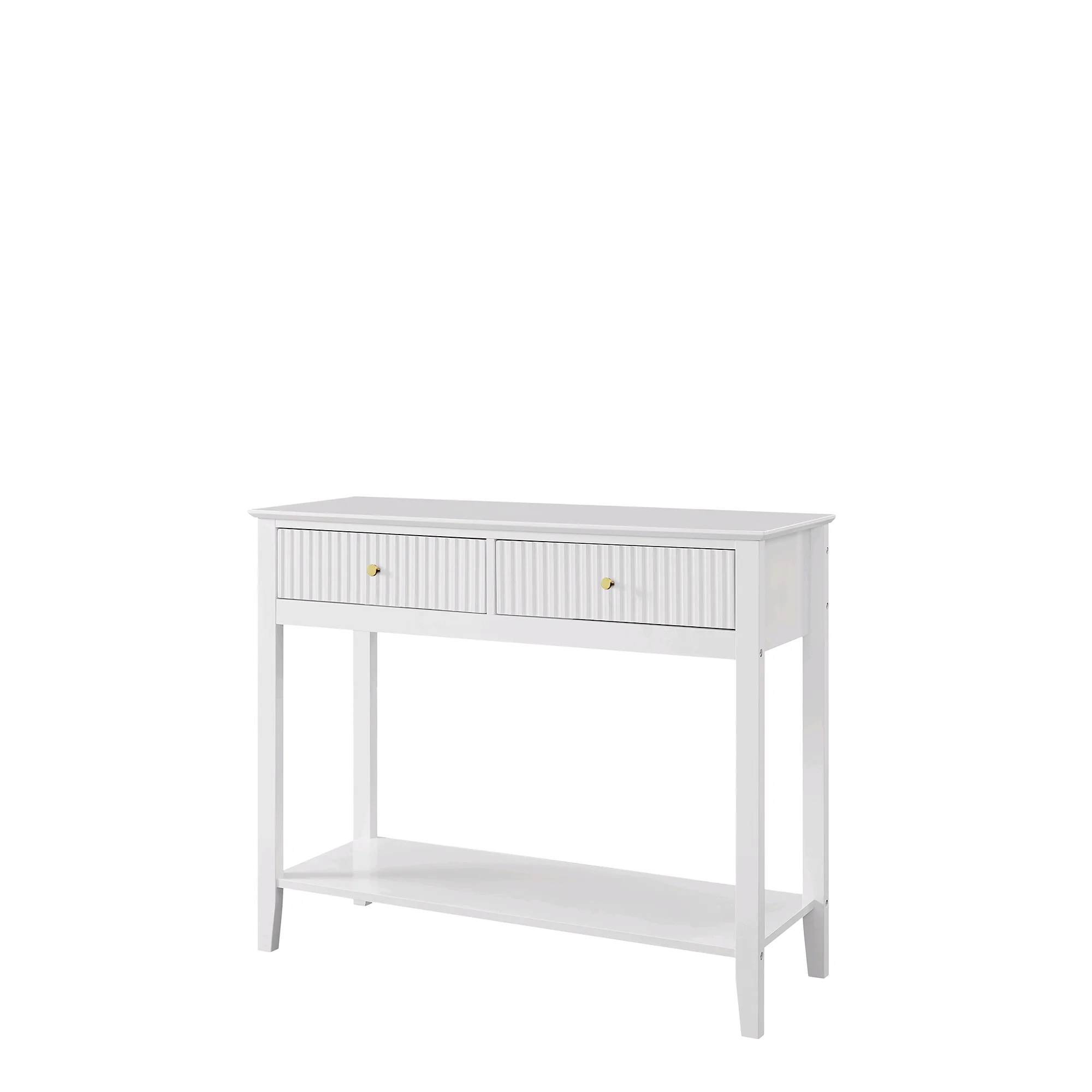 

Консольный столик Combohome в стиле Mid-Century Modern, деревянный, с ящиками для хранения и открытой полкой, для гостиной