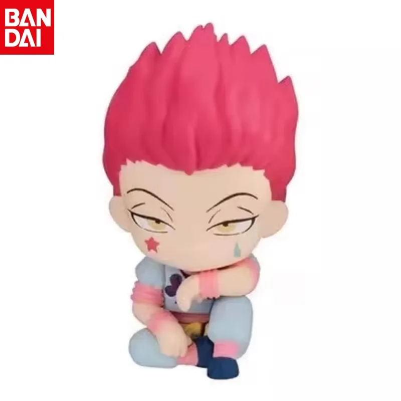 Bandai Original Food Game Hunter Character Sitting Posture Ornament 2 Movable Figure Model Collection Holiday Gift