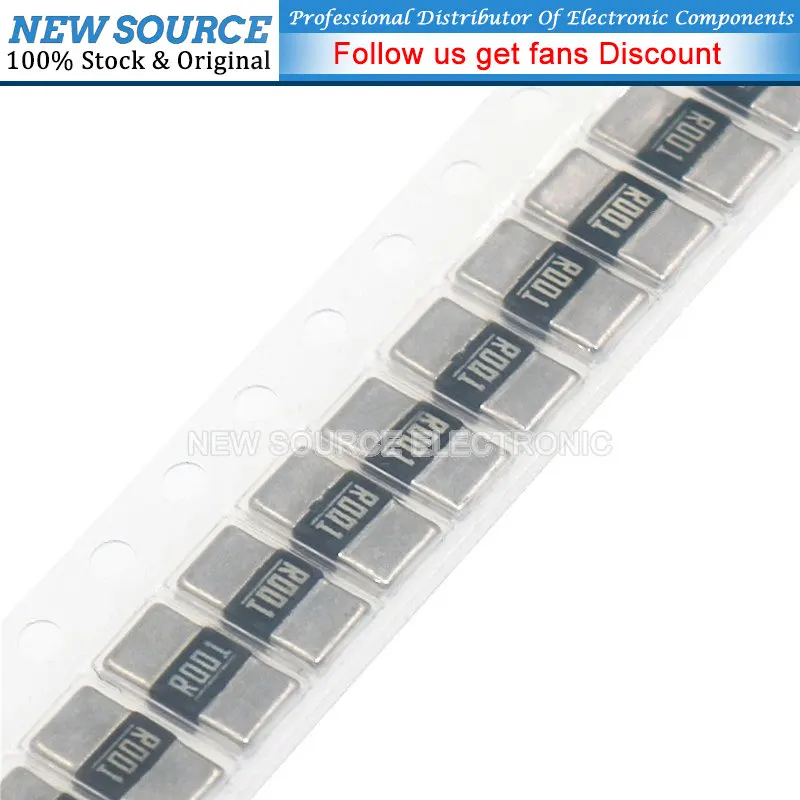 20PCS 2512 SMD Alloy Resistor 2W 1% 0.1R 0.1 Ohm R100 R010 R020 R050 R100 R200 R220 R330 R470 R500 1R00 Resistance