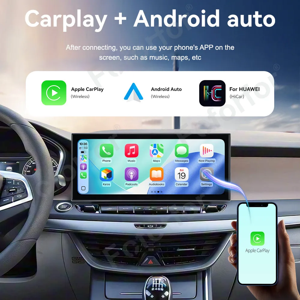 Ultra HD Full Touch Head Unit 15.8 Inch Smart Large Screen Android 15 Android Auto GPS Navi For Geely Jiaji/Maple 80V 2017-2022