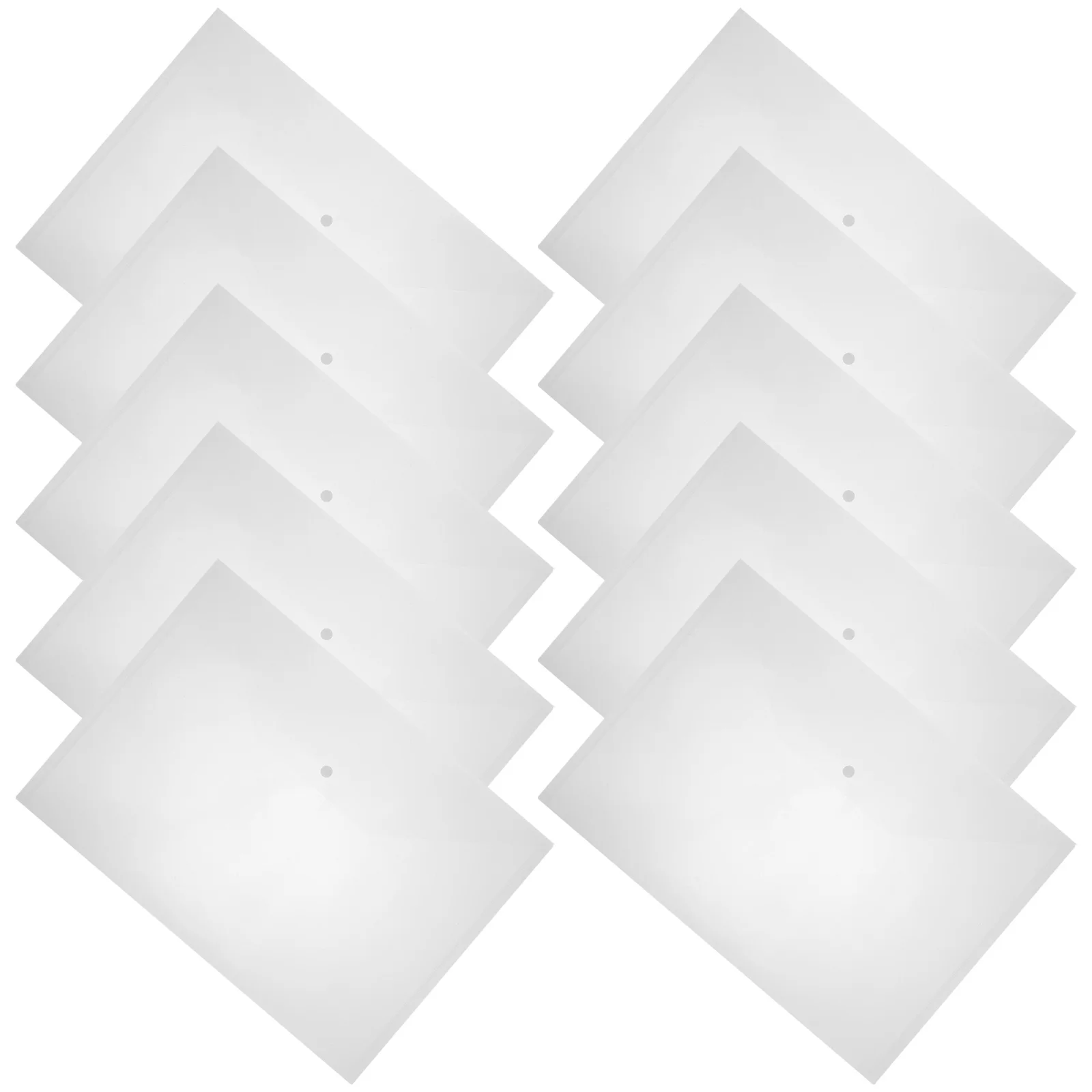 Organizador de archivos transparente, Material PP, almacenamiento de papel A3, carpetas de documentos prácticas, suministros de oficina, 10 Uds.