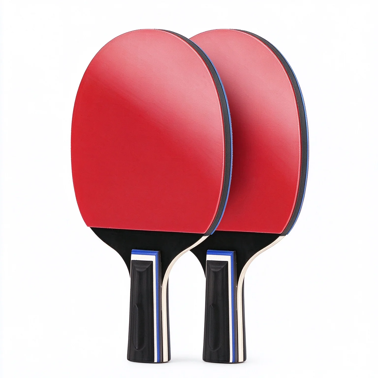 Table tennis racket 2 pack, long and short free choice, giving 5 table tennis, suitable for beginners