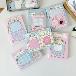 100sheet A6 Rabbit's Electronic Memories Memo Pads To Do List Notepad Paper Scrapbooking Journal Material Paperlaria