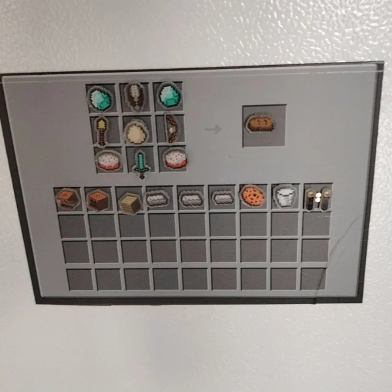 لعبة Pixel Farm مستوحاة من مغناطيس الثلاجة الأكريليك، ملصقات مغناطيسية صغيرة، حلي لطيفة قابلة للجمع لديكور غرفة المكتب والمطبخ