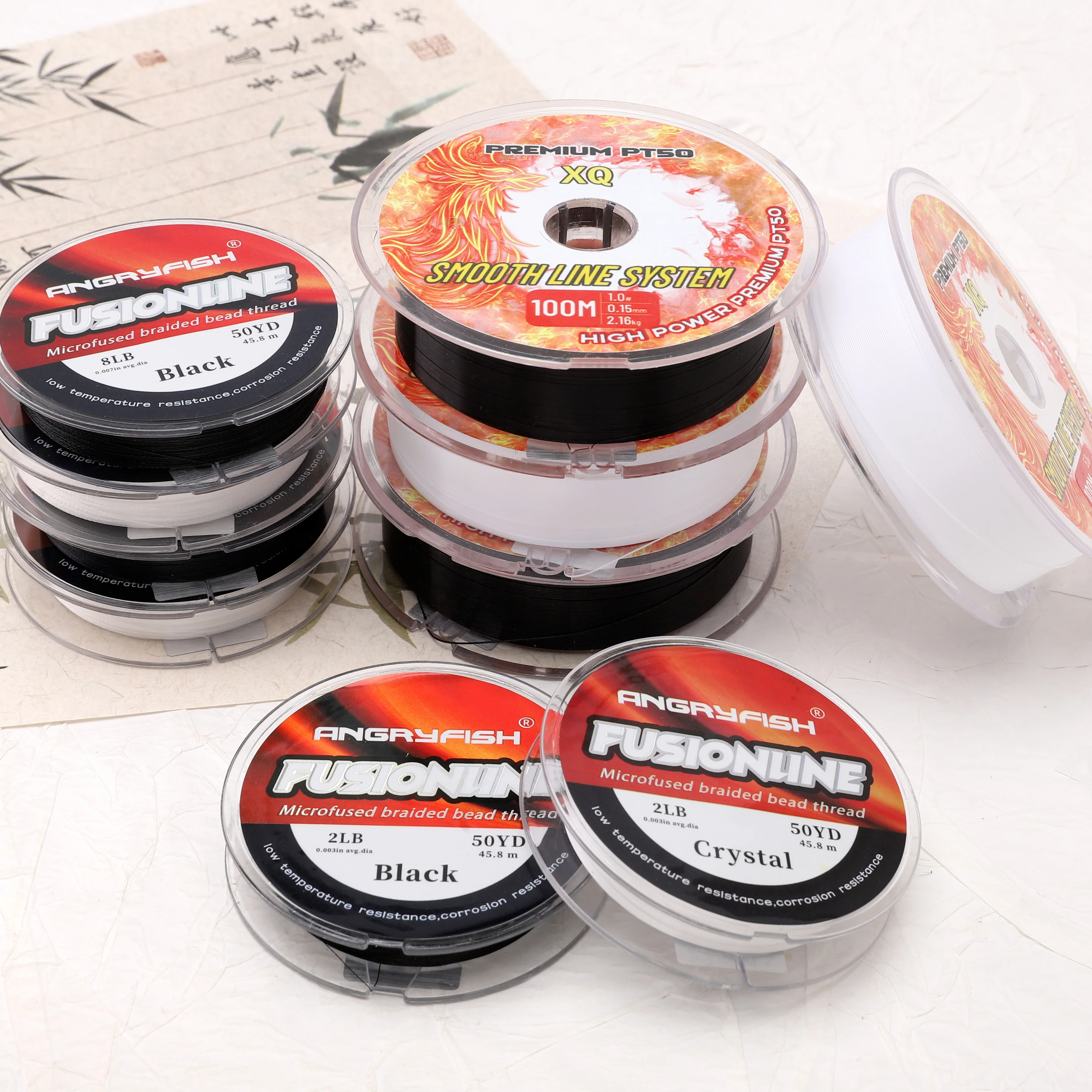 

45.8-100Meters/Roll 0.06-0.4mm Non Elastic Line String PE Beaded Wire For Pearl Bracelet Necklace DIY Jewelry Making Accessories