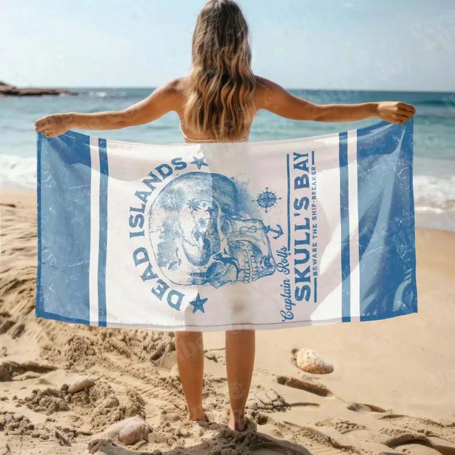 Throne Of Glass Skulls Bay Beach Towel Summer Spa Hotel Towels Bathroom Travel Swimming Pool Baby For Home Sauna Playa Bath Gym