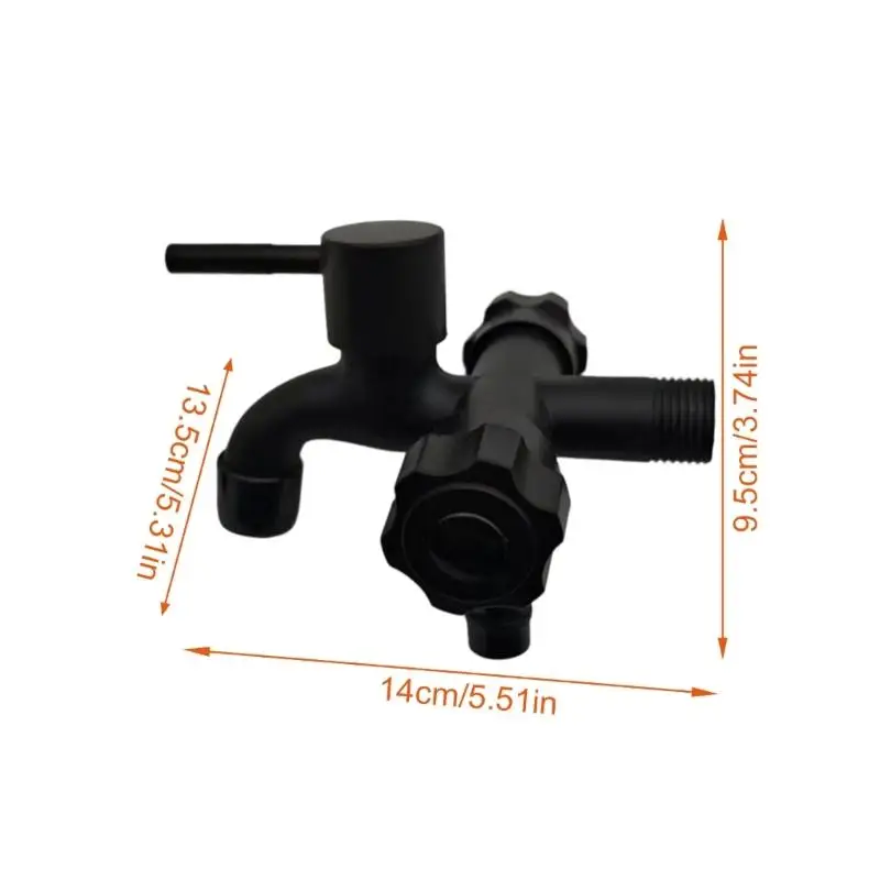 652F 3 Way Mater Connector يسهل تثبيت صنبور نحاسي مع صمامات للأجهزة