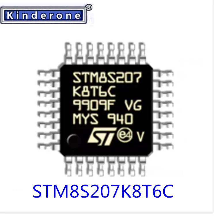 1-100PCS  STM8S207 K8T6C STM8S207K8T6C STM 8S207K8T6C STM8 S207K8T6C STM8S 207K8T6C  ST E4 QFP-32 100%New CN(Origin) electronics