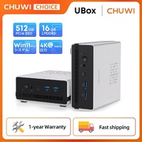 CHUWI UBox Mini PC Ryzen 6600H 6Cores AMD CPU 16GB RAM 512GB SSD Windows 11 Desktop Computer PC 4K Decording WIFI 6 PC