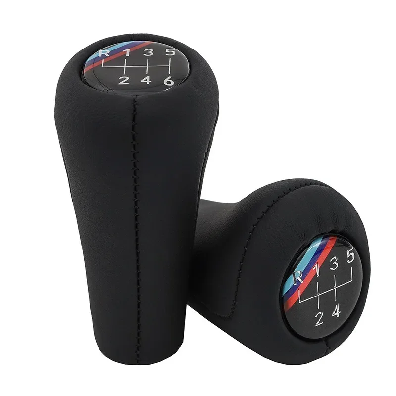 الجلود مقبض ناقل حركة السيارة شيفتر عصا لسيارات BMW 1 3 5 6 سلسلة M3 M4 X5 X6 E30 E32 E34 E36 E38 E46 E53 E60 E83 E84 E87 E90 E92