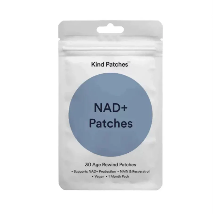 

Пластыри NAD+, поддерживает продукцию NAD+, NMN и Resveratrol, веганский, магниевый глицинат, витамин Ashwagandha Healthcare, 30 пластырей