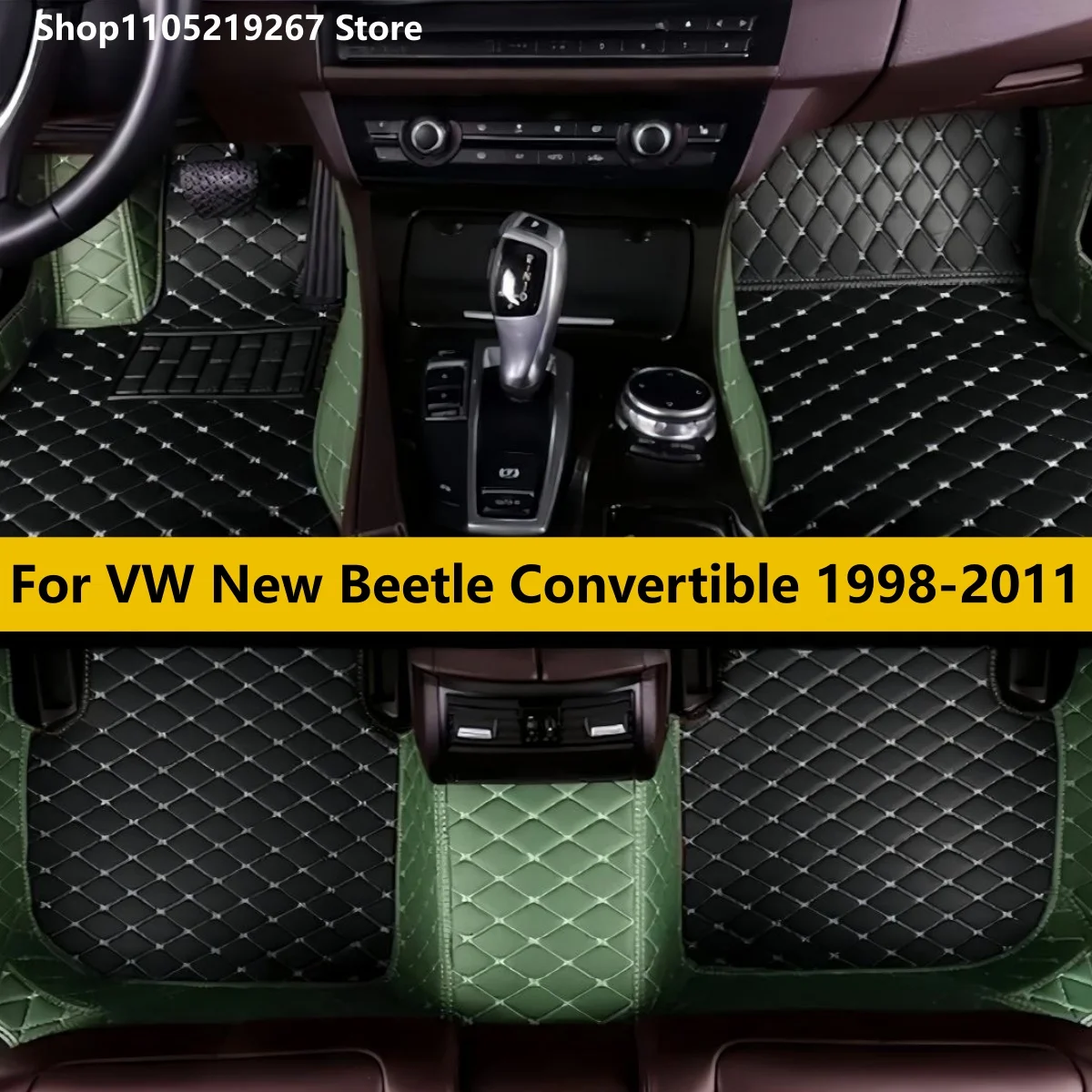 Car Floor Mats For VW VW New Beetle Convertible 1998~2011 Waterproof Rug Tapetes Para Automovil Car Mats Car Accessories