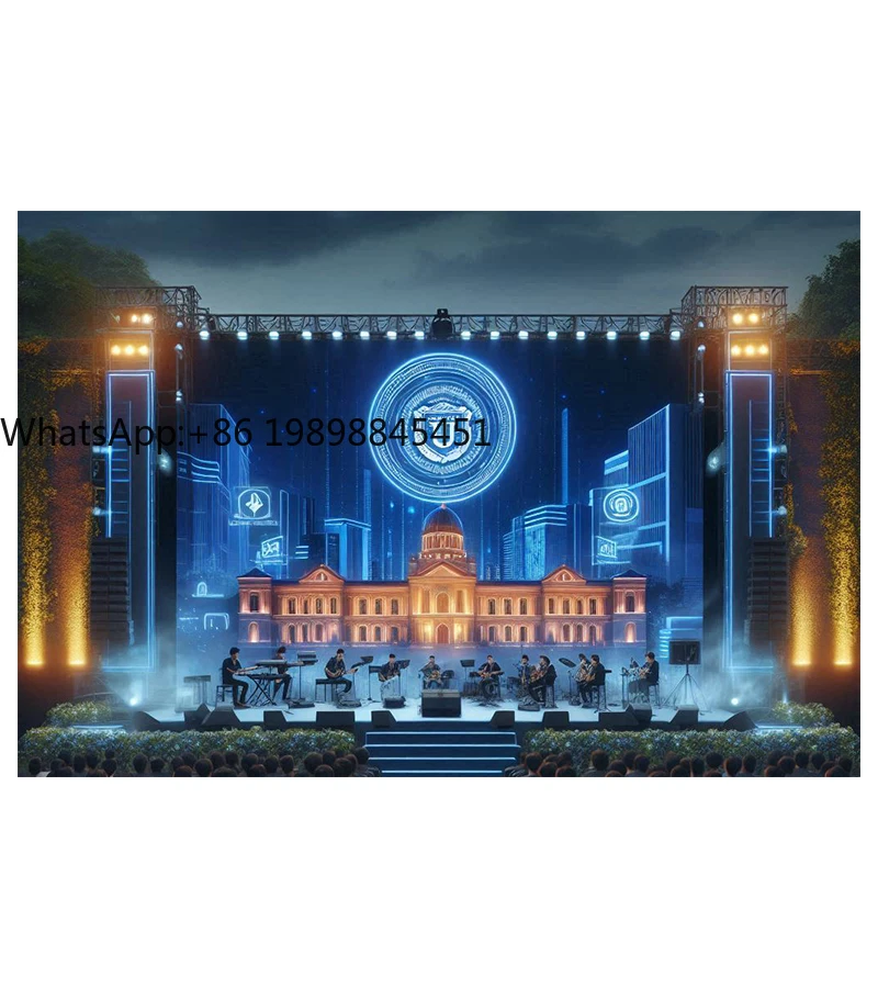 

SZlightall P2.6 P3.91 P4.8 Outdoor LED Display Screen Panels for Stage Rental for Event Backdrops