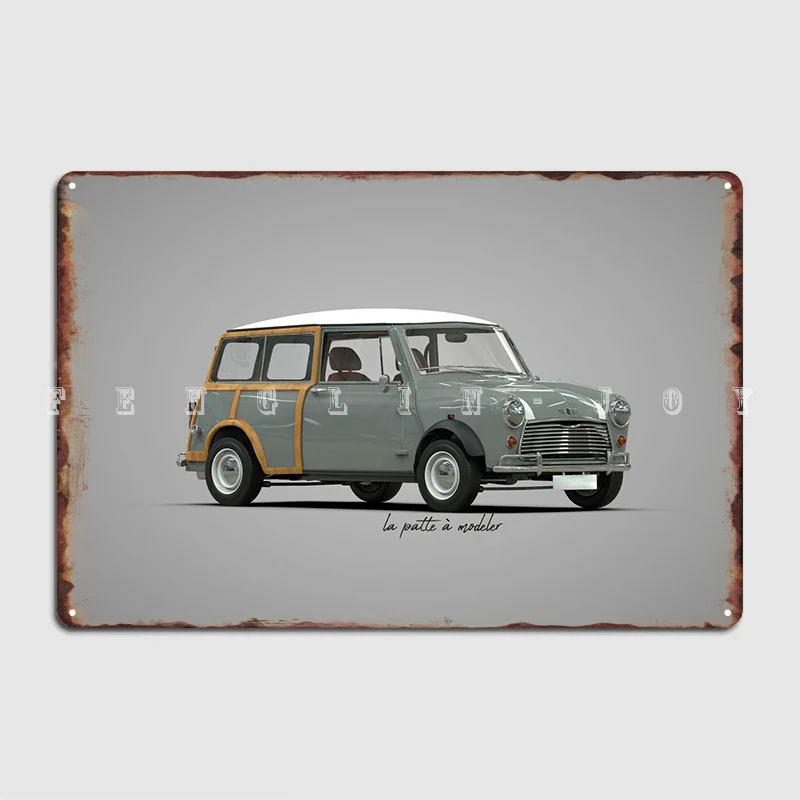 Austin Mini Countryman Poster Metal Plaque Pub Garage Plaques Club Home Design Tin Sign Poster