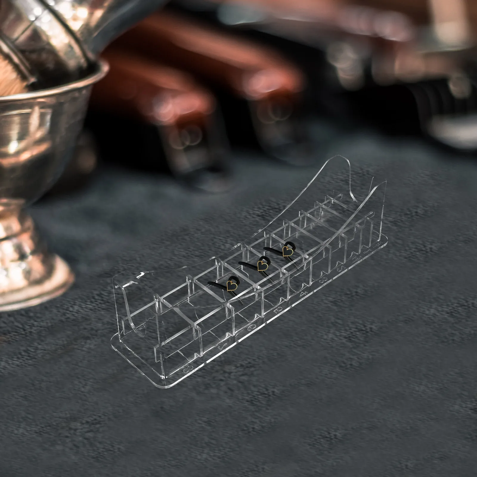 

Clipper Guard Holder Guide Comb Storage Box Medium Hard Plastic Durable Hair Clipper Case Barber Supplies Hair Tool Storage