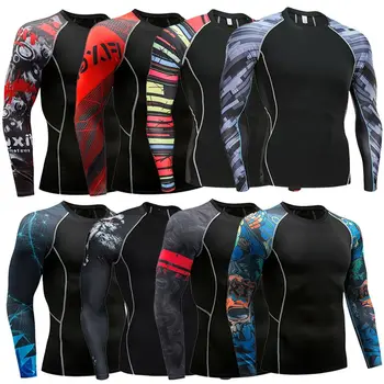 코디 런딘 남성용 긴팔 압축 운동 셔츠, 수상 스포츠, UPF 50 + 래시가드 하이 퀄리티, 주짓수 gi BJJ 탑 