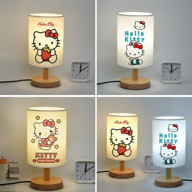 Sanrio Hello Kitty Nachtlicht, niedlicher Cartoon, neuer Stil, Schlafzimmer, modisch, warm, für Kinder, Kawaii, Mädchen, Urlaubsgeschenk, heißer Verkauf, günstig