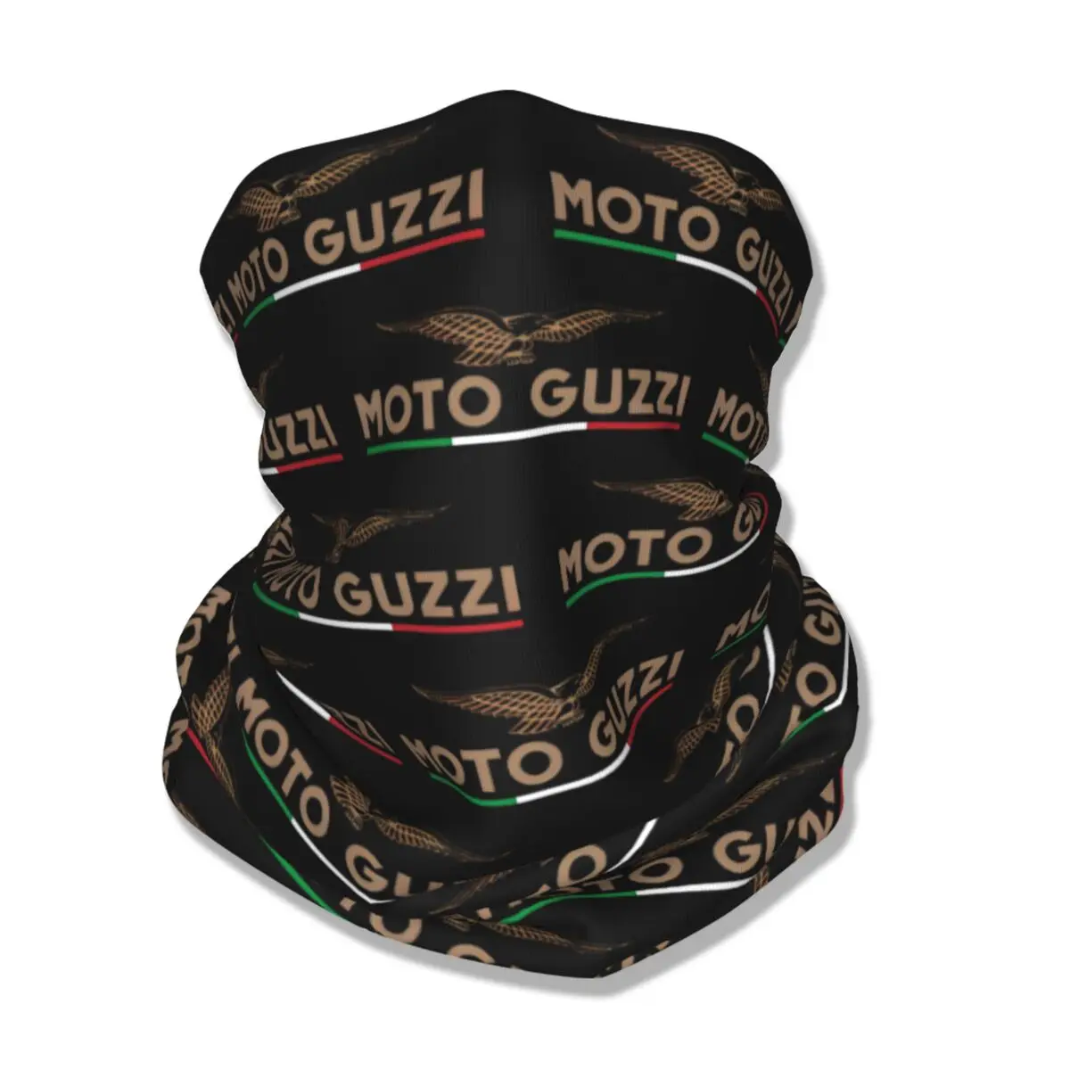 Moto Guzzi Motorcycle Accessories Bandana Neck Gaiter Motor Cross Face Scarf Summer Rider Headwear for Men Women Windproof