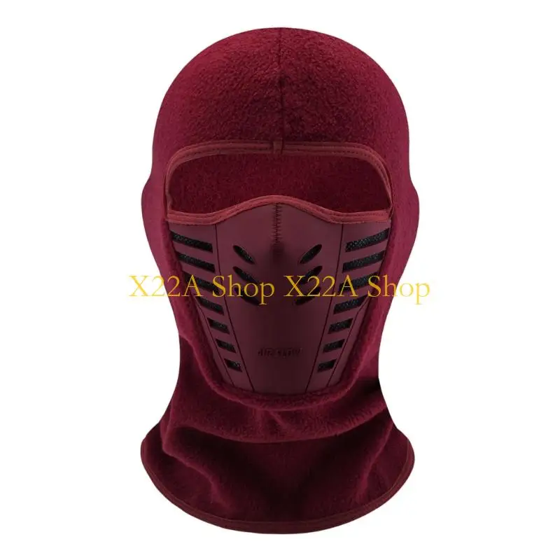 Unique Full Protections Fleece Face Mask for Cold Weather Cycling and Skiing Activities