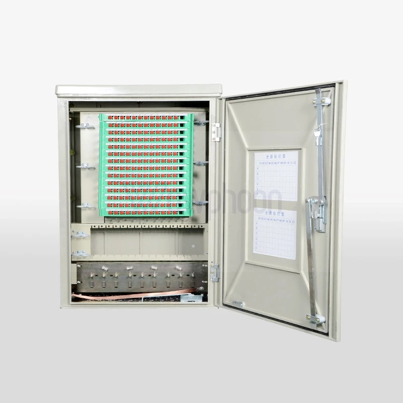 

SMC Outdoor Fiber Optic Cross Connection Cabinet, Outdoor Street MAX 168 Cores, 144 Cores, ODF Communication Equipment, DIY