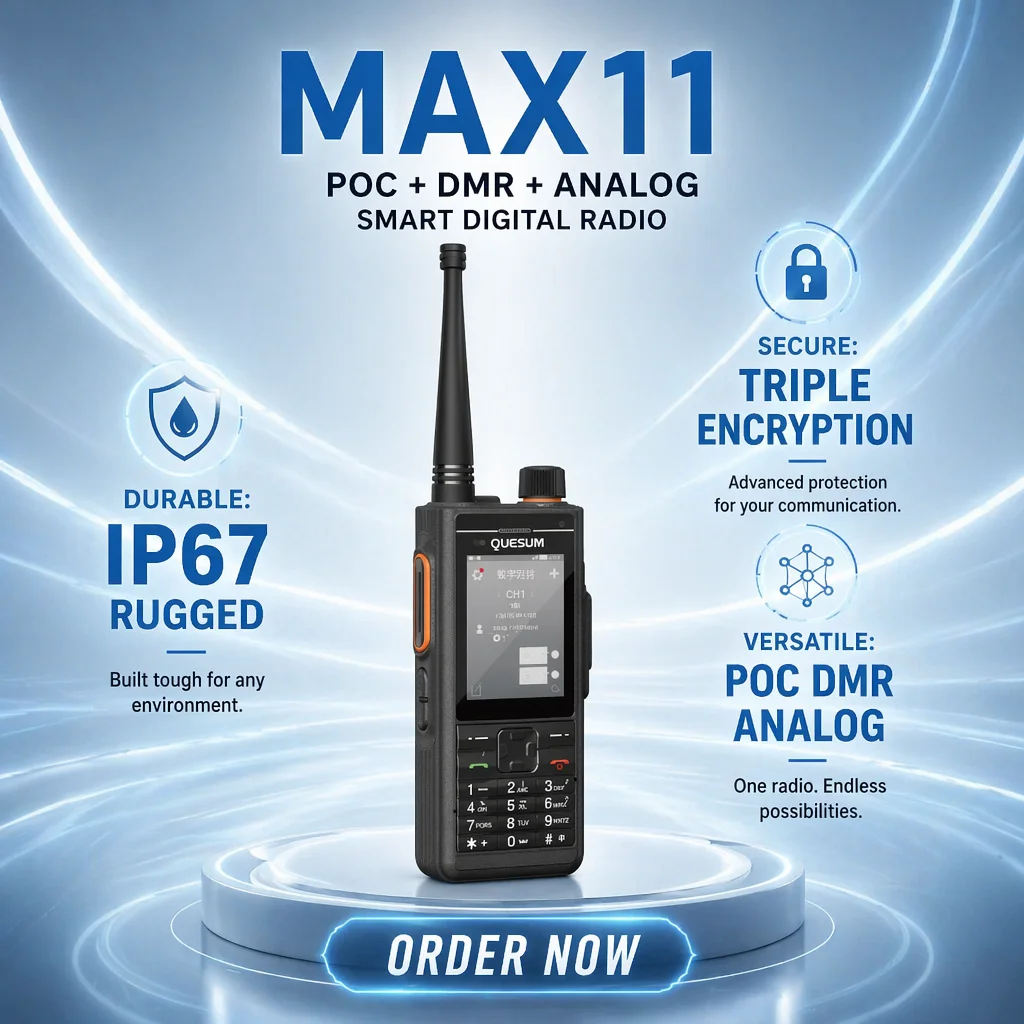 Multimode PoC radios combine a POC Radio and a DMR POC analog device into one