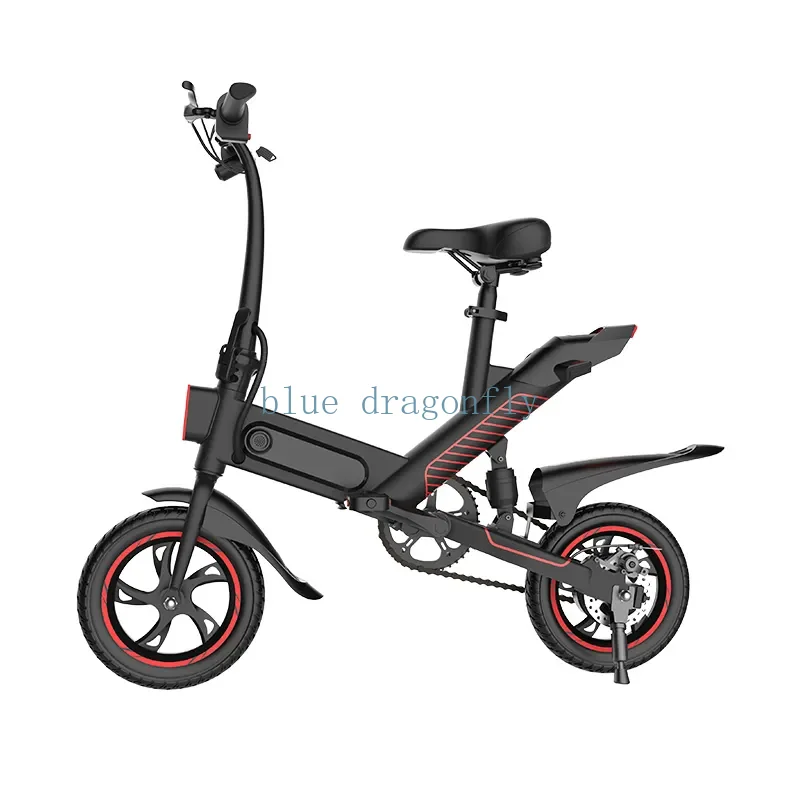 14 Inch Fat Tire Electric City Bike Bicycle Europe Warehouse 350W Folding Bike/E-Bike/Pedal Assistant Bike