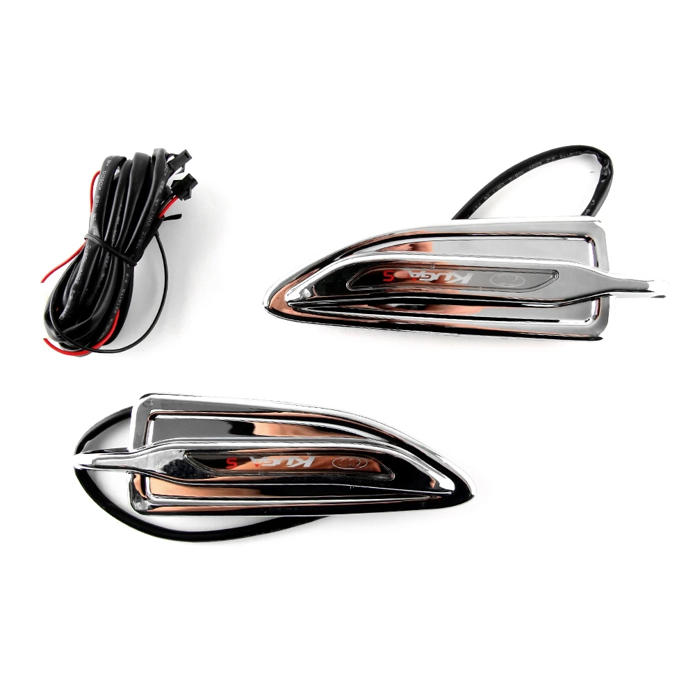 LED DRL Daytime Running Light Side Fender Marker Light Accessories for Ford Kuga/Escape 2013 2014 2015 2016 2017 2018 2019