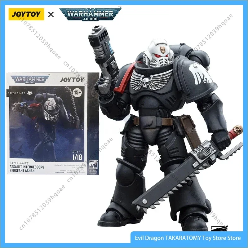 In Stock JOYTOY 1/18 Action Figure (4 Pieces/Set) 40K Raven Guard Intercessor Anime Military Figure