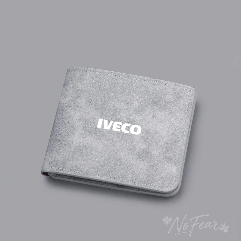 Para IVECO LOGO DAILY IV V VI Van Daily S-WAY T-WAY X-WAY DAILY 4X4, Cartera Delgada Ultraligera para Hombre, Porta Tarjetas, Porta Llaves