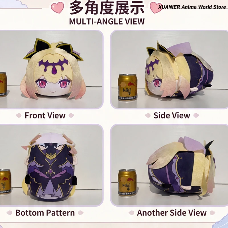 30CM Cartoon Anime Moria Ruruka Plush Peripherals Papa Dango Mascot Throw Pillow Cosplay Game Character Back Cushion