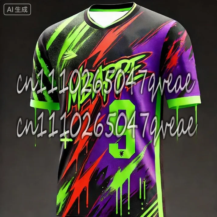 

Новая специальная футбольная форма 2025 года: футболка Мбаппе №9, тренировочный комплект, дышащая спортивная одежда оверсайз для детей и взрослых