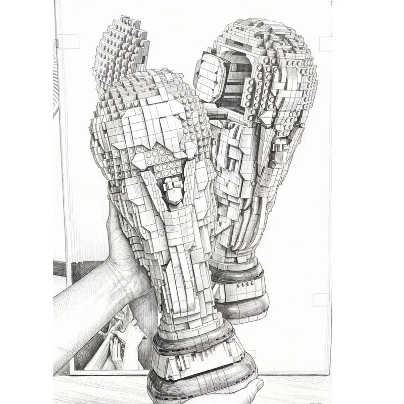

2026 new DIY Soccer Football Trophy Assembly Model Collectible Desktop Birthday Party Toy Gift for kids Boys Home Decor