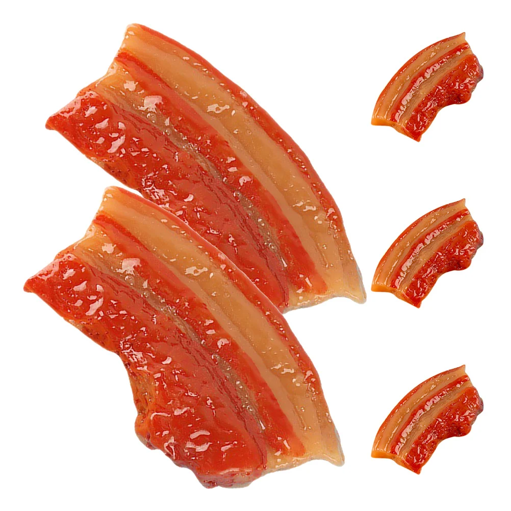 5Pcs Realistic Meat Simulation Artificial Food Decoration Photo Prop Home Kitchen Display Meat Model Lifelike Food Model