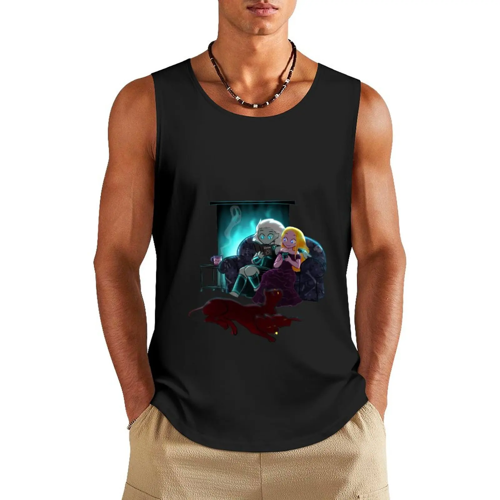 

Cozy Winter Night Tank Top Men's tops best selling products sleeveless tshirts for men mens clothing