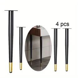 4pcs Furniture Leg Accessories Furniture Legs Metal Furniture Legs Replacement Living Room Bedroom Table Cabinet TV Stand Feet